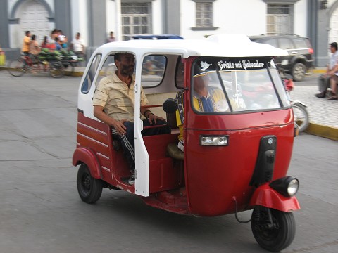 street cars in Chepen Peru