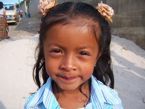 One of the little ladies in mine and Becca's 1st grade English classes. I saw her today (Sun. Feb. 25). Her face cheers me up, so I wanted to pass it on. I think she is one of the most darling girls Ive ever seen. Smiles. 
