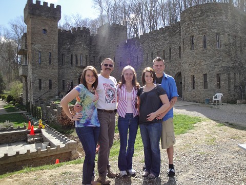 My family at a castle in Loveland Ohio