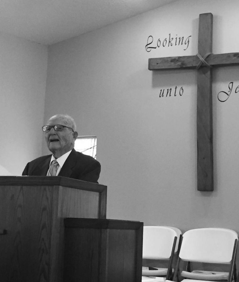 The last photo I took of my grandpa before he went to be with Jesus that morning ~ January 31, 2016