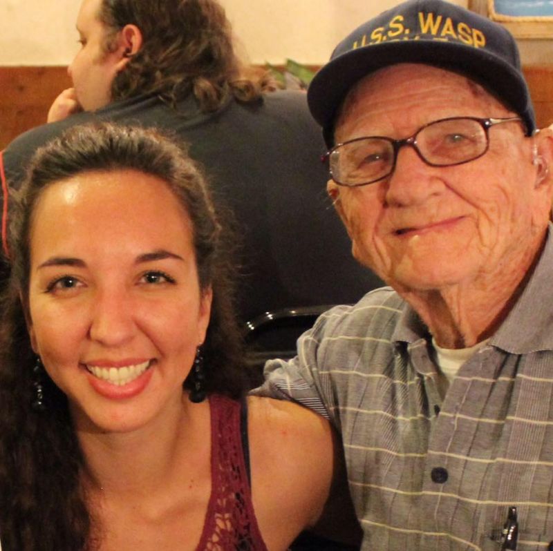 Me and grandpa ~ Nov 2015