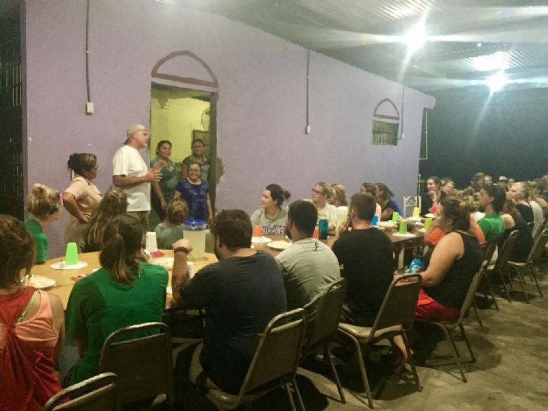 We ate every meal together as a big family