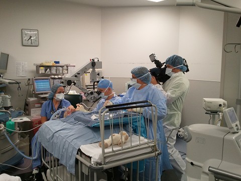 That's me filming a surgery... it was weird.