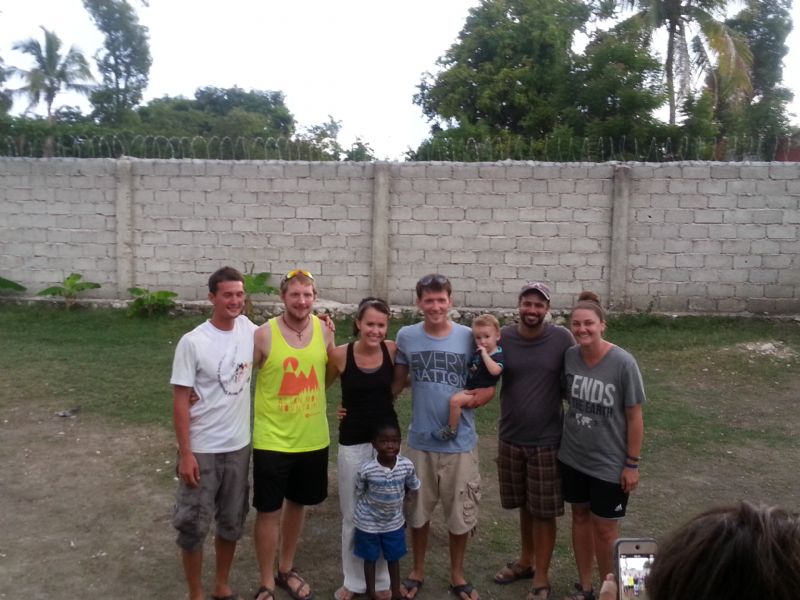 My leadership team here in Haiti. (From left to right) Dan (TWC),Austin (WR squad leader), Autumn Bxybe (TWC), Josiah Byxbe, Stephen Byxbe (TWC), Asher Byxbe, Trent (WR squad leader), Amanda (WR squad leader)