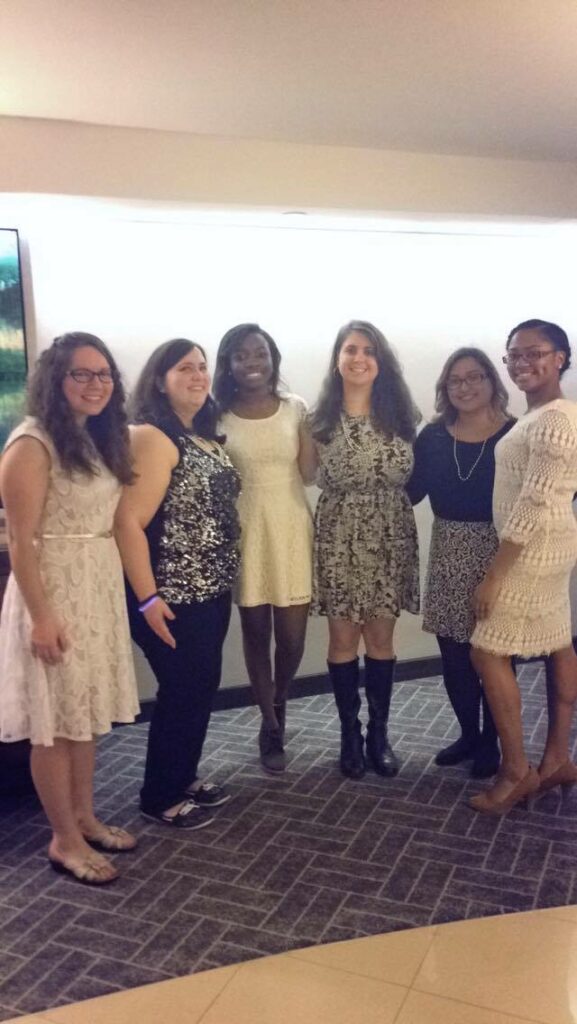 My friends and I before the New Year's Eve dance at Radiate