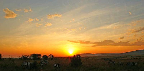 Sunrise in Masai Mara - Kenya by carolina_a74.