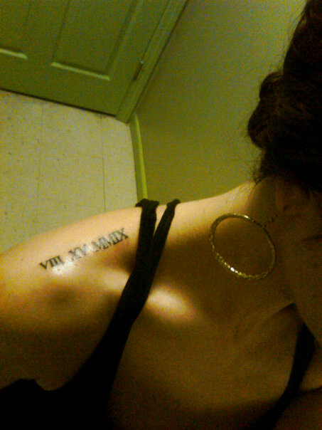 The date I accepted Christ 8/15/09