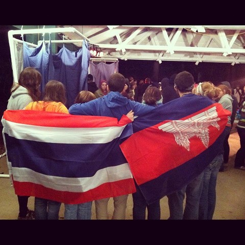 Team Tharros at training camp in October, ready to serve the nations! 