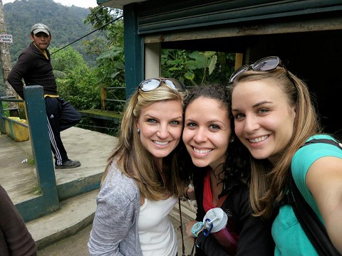 About to get on the Tarabita!