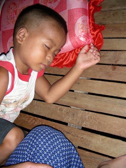 One of the sick orphans.