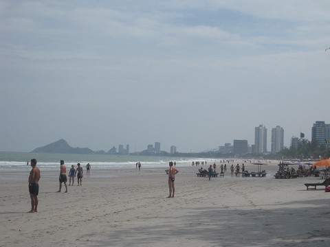 Beach in Hua Hin, Thailand