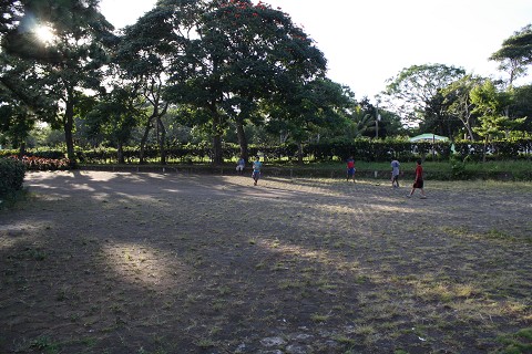 Concrete Soccer Field