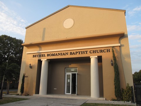 The church we stayed in