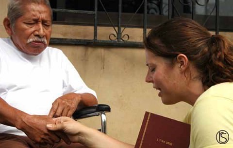 Morgan and Timoteo, the man who was the leader in translating the Bible into the Ch'ol langugage