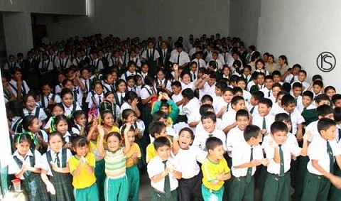 the kids we did a presentation for