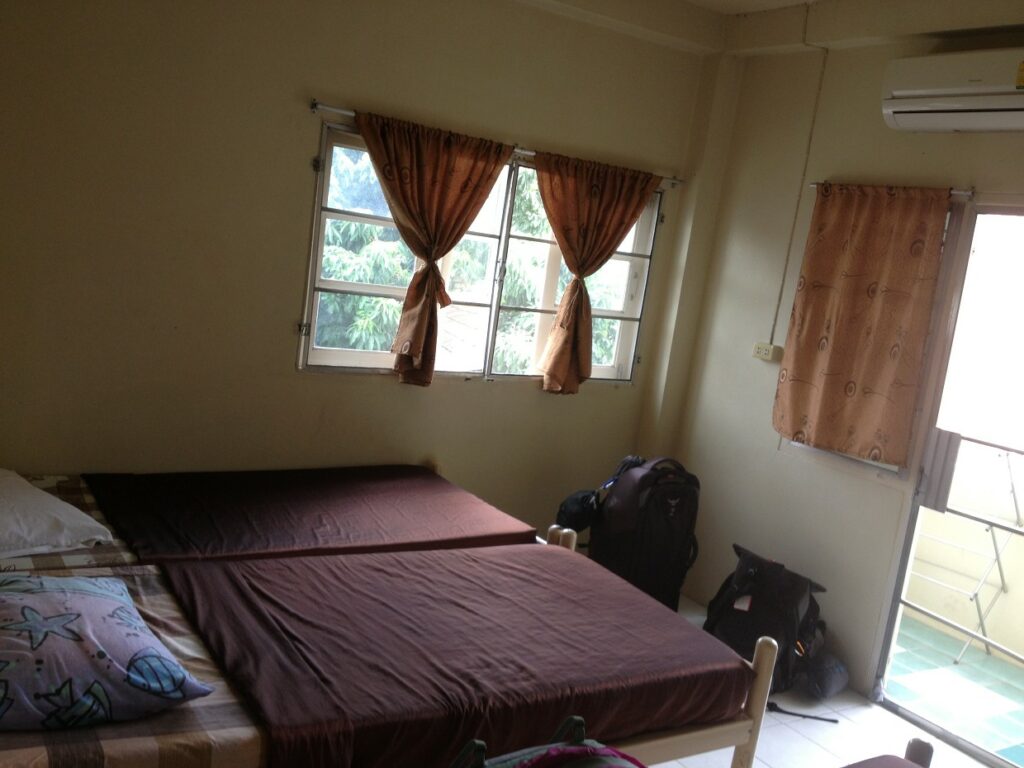 Our room at the guesthouse
