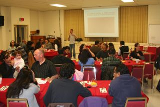 support-raising dinner