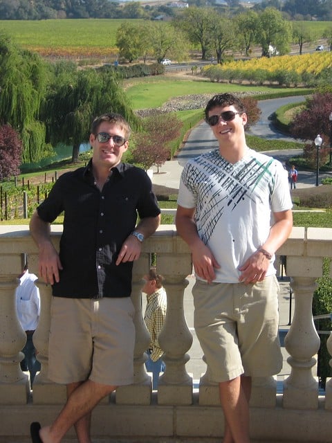 Mike and I in Napa