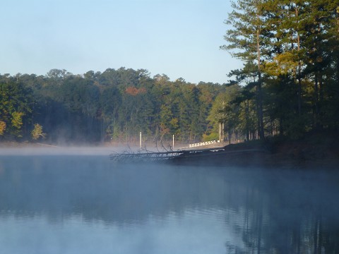 Beautiful view from our campsite