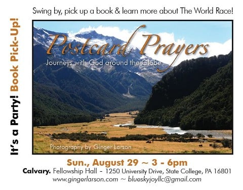 Postcard Prayer Book Party