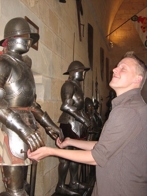 Dustin at Segovia Castle