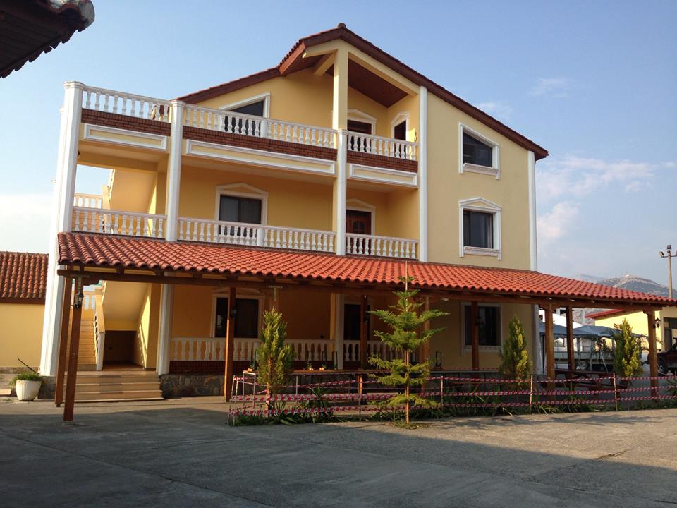 The main building with dorms and our staff lounge and kitchen up top