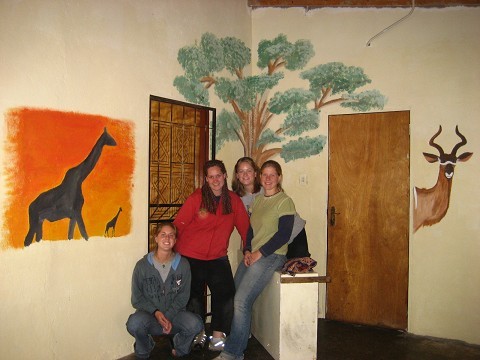 the after shot of our wall!