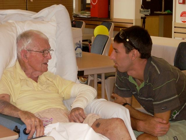 Brian giving an ear to be still and listen