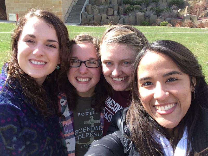 Sorority and campus ministry friends on a mission trip to Portland and EWU during Spring 2015!