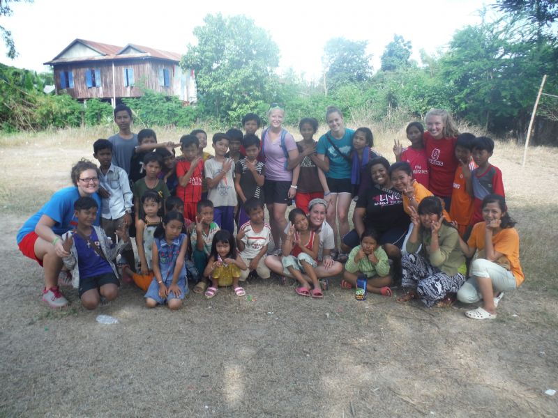 Church number TWO- The Methodist church  Soccer is a must in Cambodia!