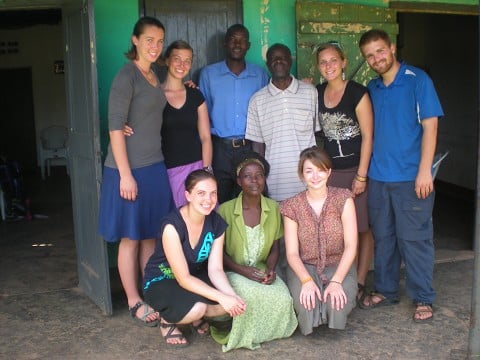 Our team in Uganda