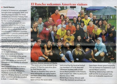 The 5 teams who worked at El Rancho. Tired, wet, and dirty, but still loving God!