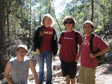 Fall Retreat 2007. Check out that hair
