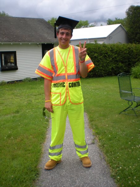 4 Years at Bible College, and God gets my attention when He has me working as a flagger