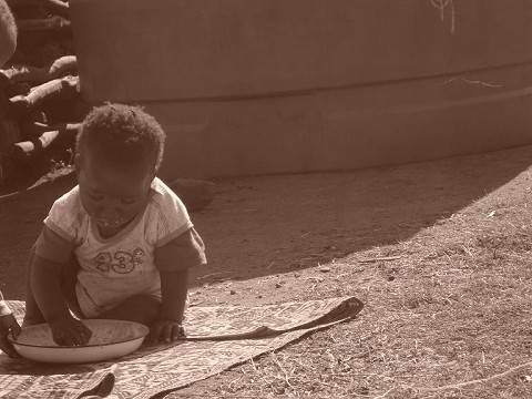 PAP time. The meal they children are searved everyday. (kind of like corn meil but not)