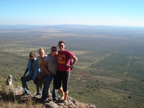 At the top of Lebombo Mountain