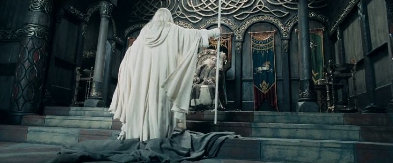 Gandalf defeats Soromon - Twin Towers