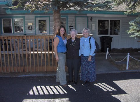 Mom, Grandma and Me at Lunch