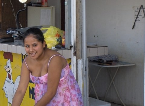 Mariella the day before she gave birth!