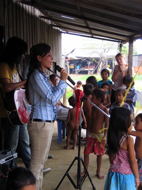 Naomi sharing.