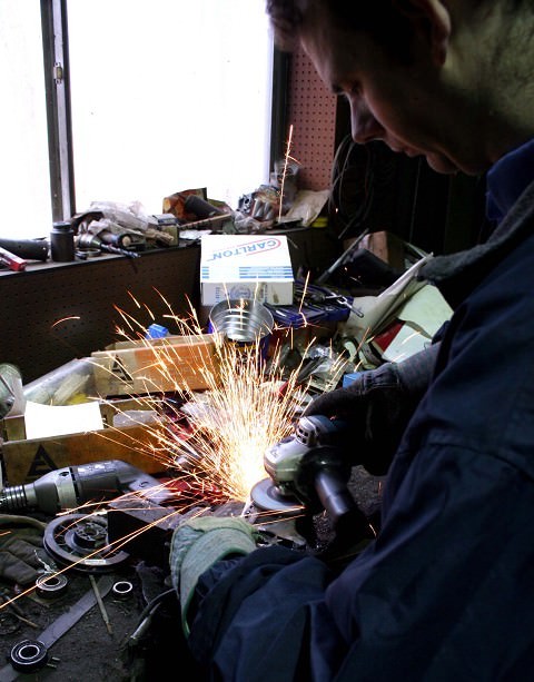 This is Jeff Fazekas. A guy I've played basketball with for a few years. I've been working for him sporatically doing maintenance stuff and whatever else.