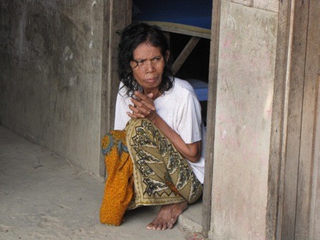 Sombat - a lady we met who is actually dying of AIDS