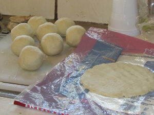 tortilla making!
