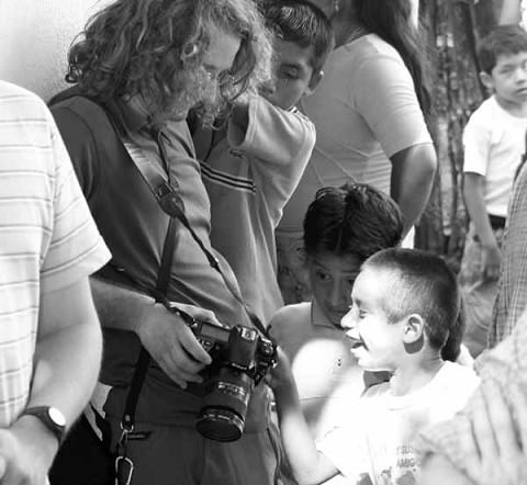 tim shares a picture he just took of this boy