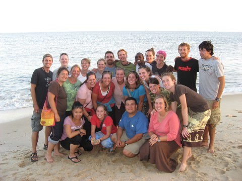 Our family at the Indian Ocean in Mozambique! Zacharias and Tamara are our great additions for the month!
