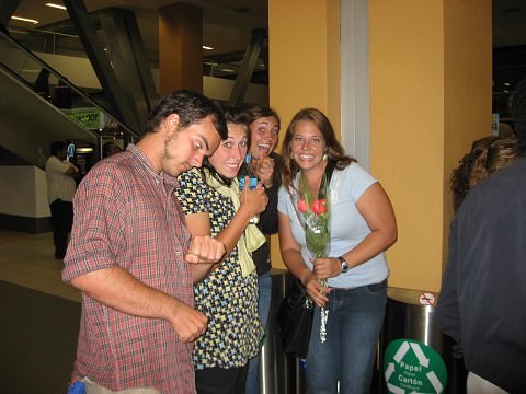 Waiting for Molly to come