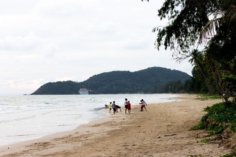 Thai beach near Chantaburi