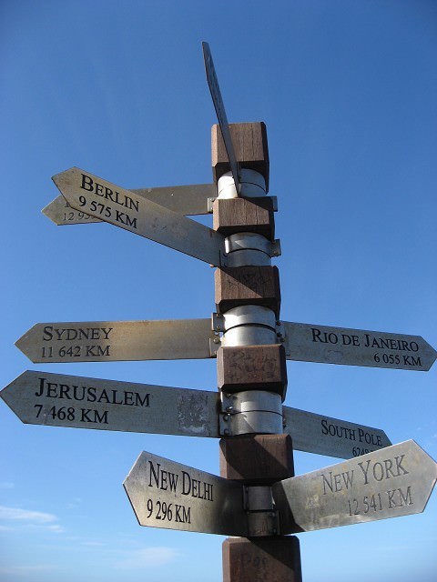 Realizing how far away from home I am right now!