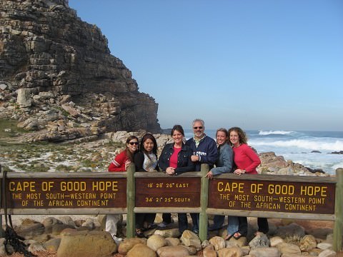 Cape of Good Hope with Tom,Cindy and Brittany Sipling