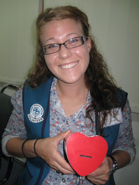 volunteering at the Adventis hospital, raising money for children who need heart surgery in Penang, Malaysia